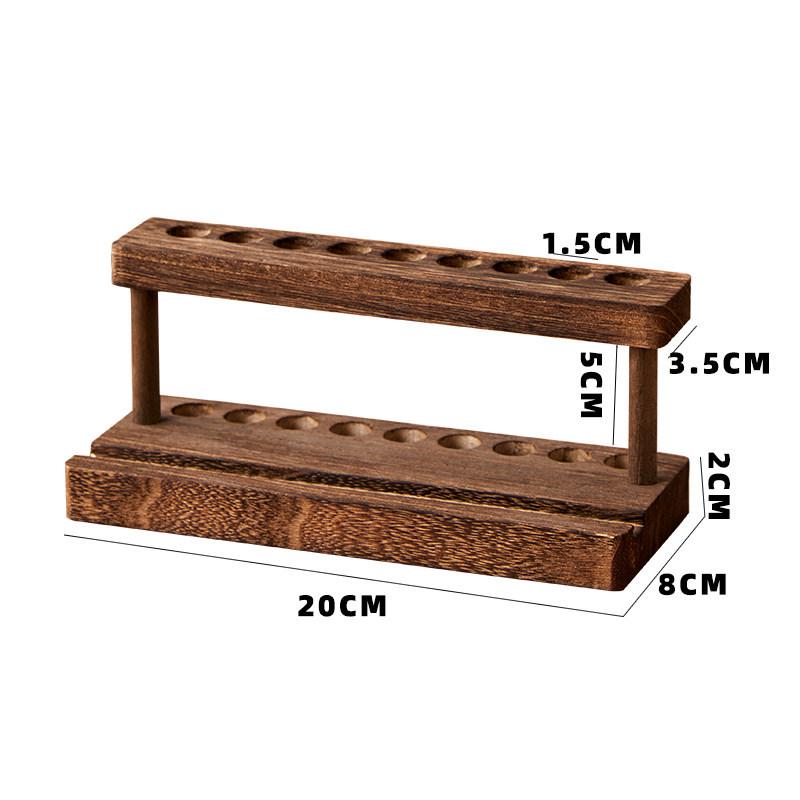 Solid Wood Multifunctional Phone and Pen Holder - Office Desktop Organizer