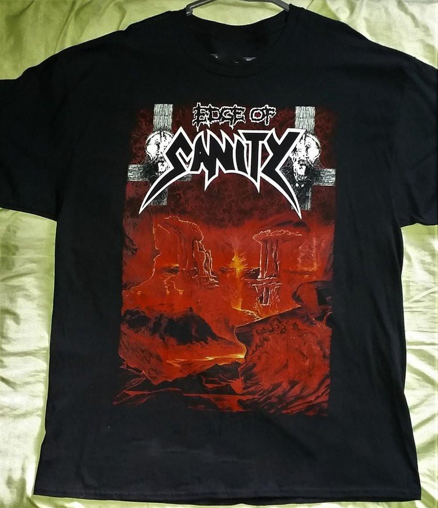 Collection EDGE OF SANITY Band T Shirt Black All Size Gift Fan BT789 S