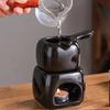 Rapid Heating Ceramic Chocolate Melting Pot for Fondue and Desserts Butter Warmer Aromatherapies Oil Burners Fondue Pot