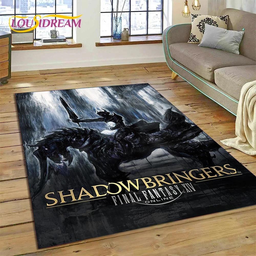Final Fantasy Series Games Cartoon Rug Carpet for Living Room Bedroom Home Decor,Floor Mat Non-slip Decoration for Sofa Doormat