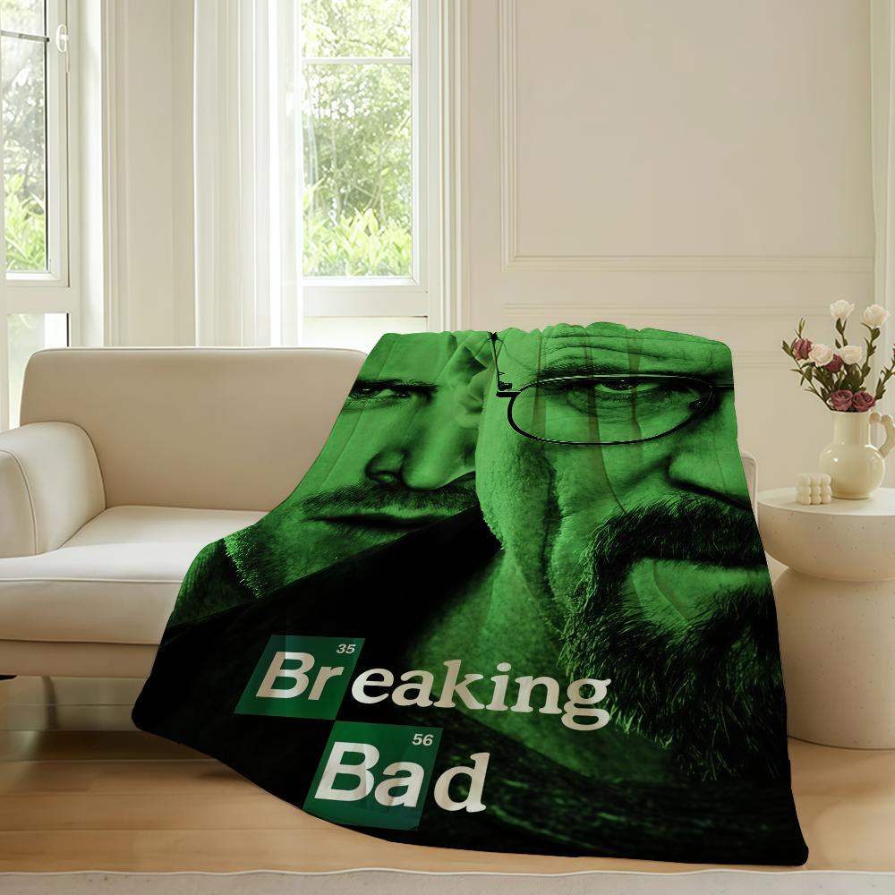 

Crime TV series B breaking B bad Blanket For Sofa Office Bed Plane Travel Sleep Read Relax Camping Soft And Warm 75x90cm
