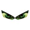 For 2014-2016 Kawasaki Z1000 Headlight Sticker Headlamp Decor Green Eye Decal X2