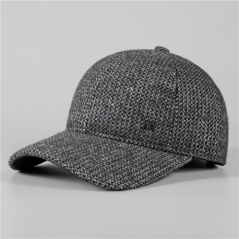 

Высококачественная старая шляпа мужская осенне-зимняя теплая шапка с утолщенной защитой ушей бейсболка зимняя шапка Adjustable серый