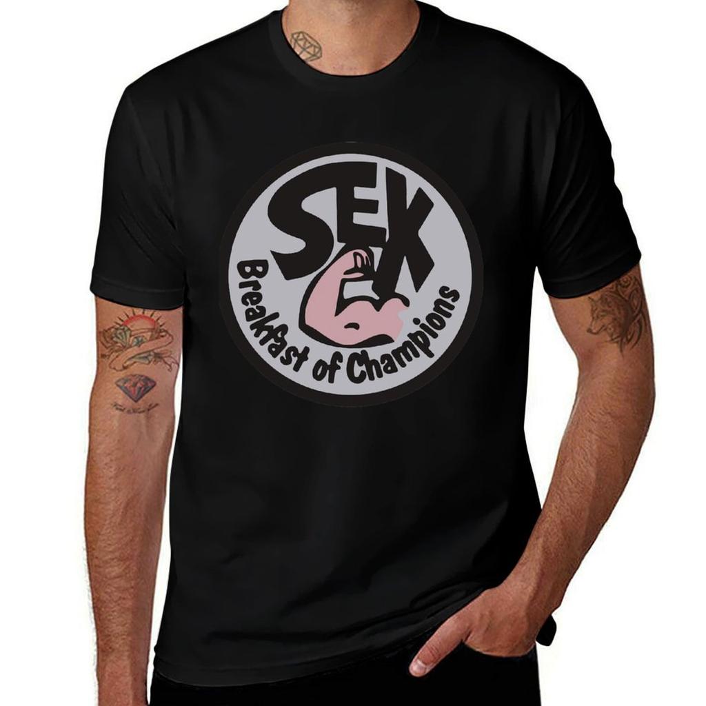 Sex Breakfast of Champions Classic T-Shirt Construction Work Tee Shirt