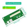 Adapter Mini PCIE na PCIExpress X8 z kablem przedłużającym płytę USB2.0. 4-pinowa podkładka magnetyczna z zasilaniem, instalacja pionowa