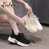 Lightweight Sports Shoes 2024 Summer New Women's Shoes Thin Anti-slip Mesh Breathable Running Small White Platform Sneakers