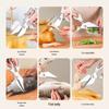Heavy-Duty Kitchen Scissors: Multi-functional Shears for Chicken, Duck, Fish, and Bones