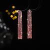 Premium Full Diamond Long Fringed Earrings