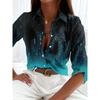 Elegant Ladies Fashion Blouse 2026 Spring & Autumn Digital Chain Printing Shirt Commuter Slim Office Women's Blouse