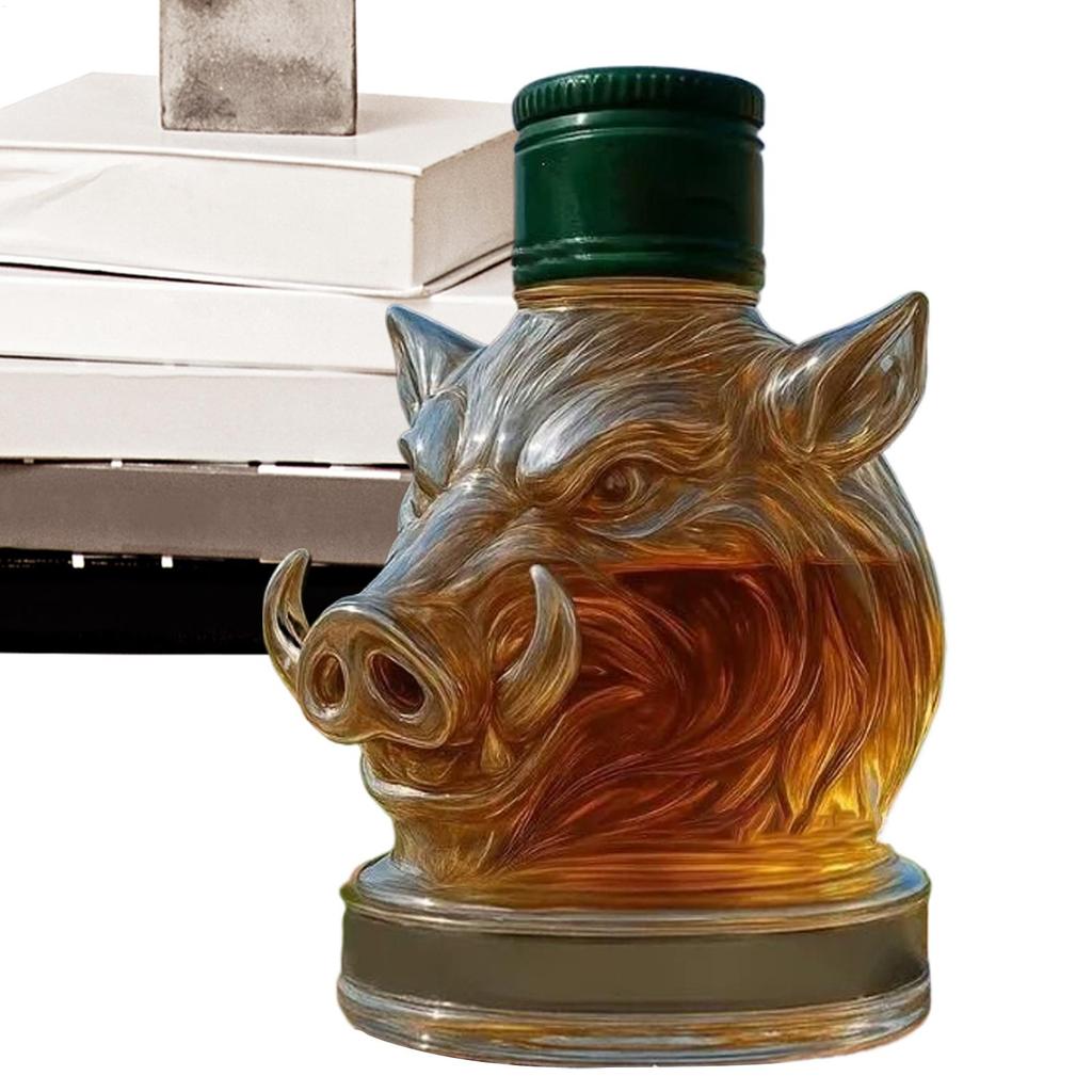 Glass Decanter Glass Animal Jug Wine Decanter Artistic Alcohol Dispenser For Bar Office Home Decor Party Unique Wine Decanter