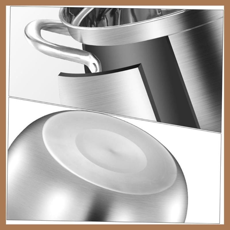 Stainless Steels Pot Milk Pan Cooking Saucepan Induction Base Soup Pot With Glass Lid Stockpot Kitchen Tool Enduring