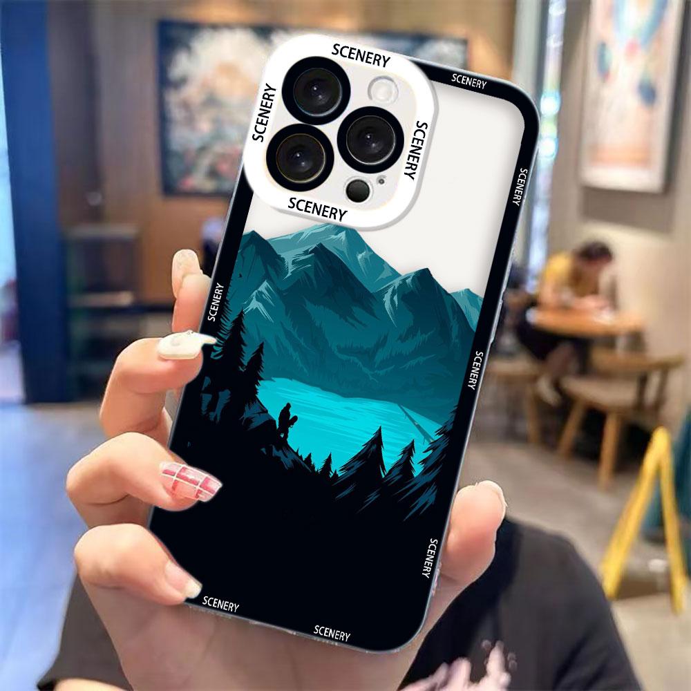 

Spring Scenery Pattern Clear Phone Case For OPPO A6X A5 A3 A3X A5X A98 A94 A79 A78 A74 A73 A60 A58 A57 A55 A54 A53 A17 A9 Case OPPO A16K(A16E)