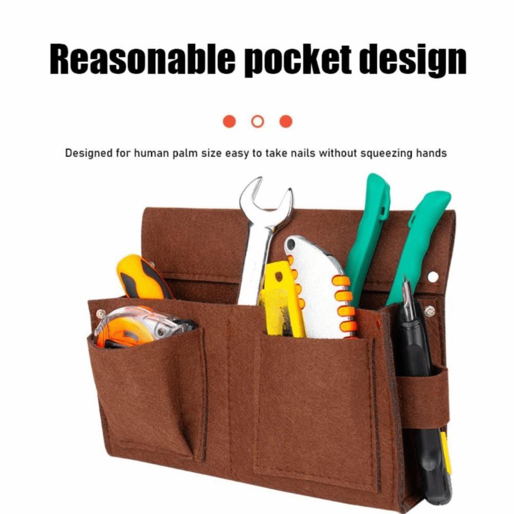Rivet Reinforcement Tool Waist Bag Carpenter's Nail Bag  Installation and Maintenance