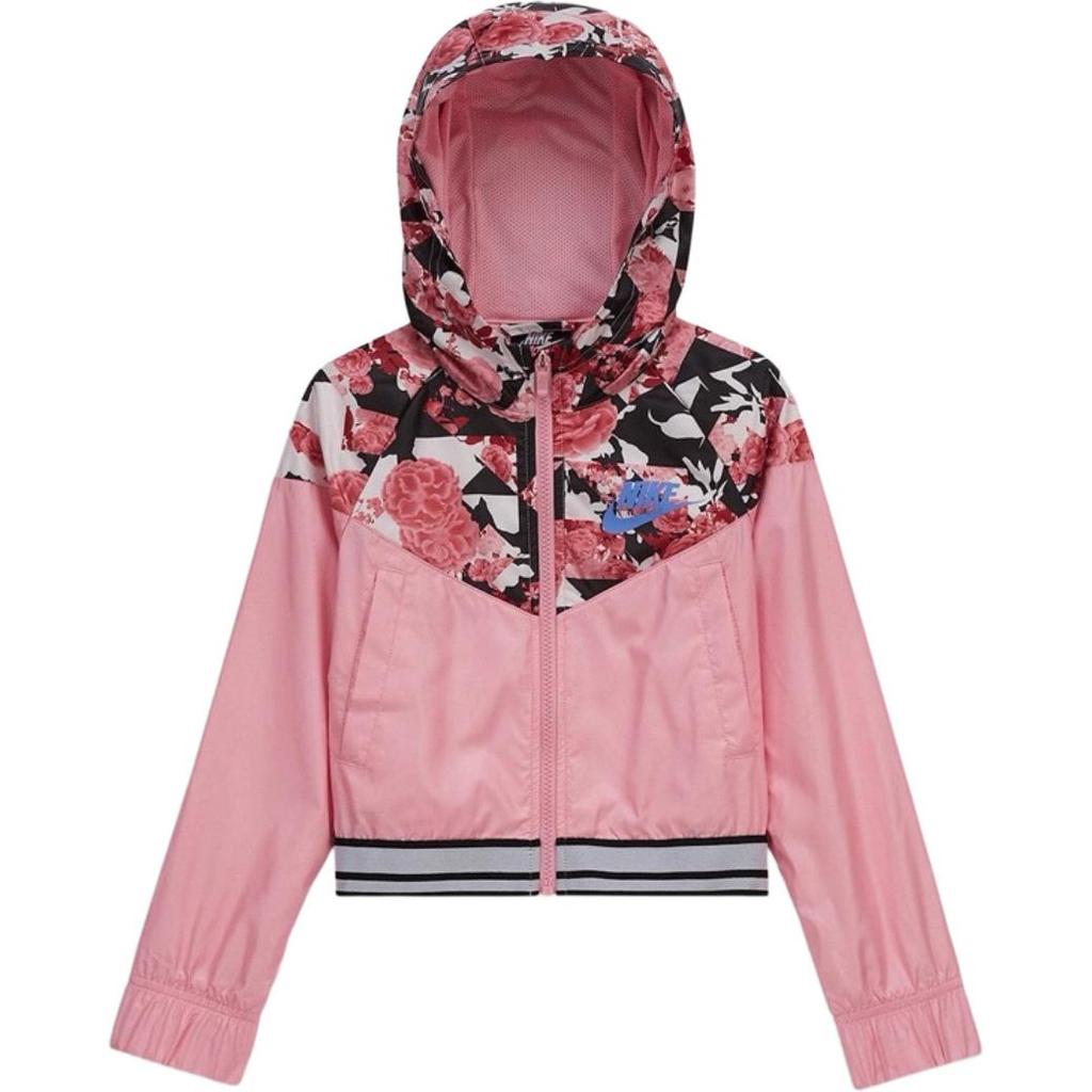 Nike Windrunner Hooded Zip Jacket Floral Print Kids Kids jackets CU8204-654
