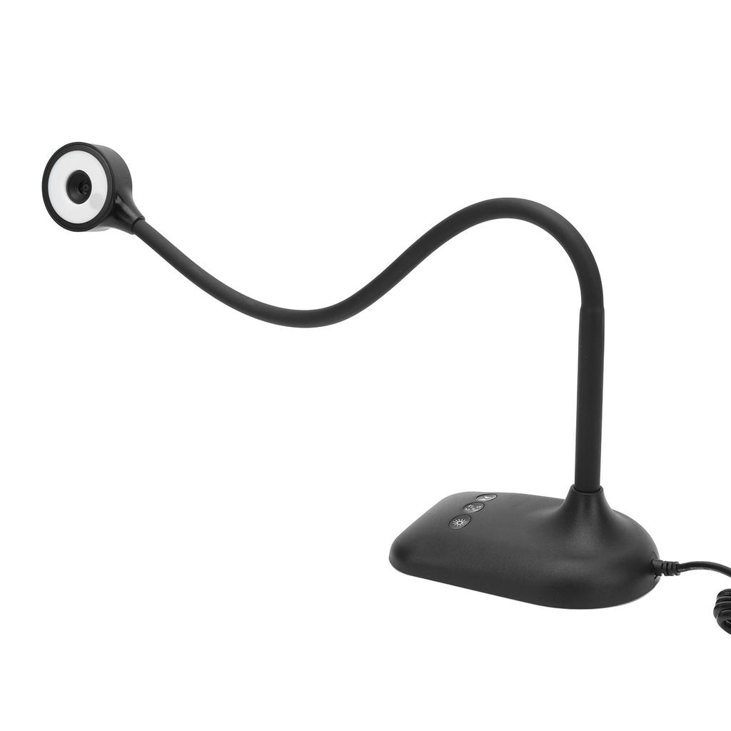 USB Document Camera 2K 5MP Autofocus Image Invert USB Webcam Visualizer with LED Light for Remote Wo