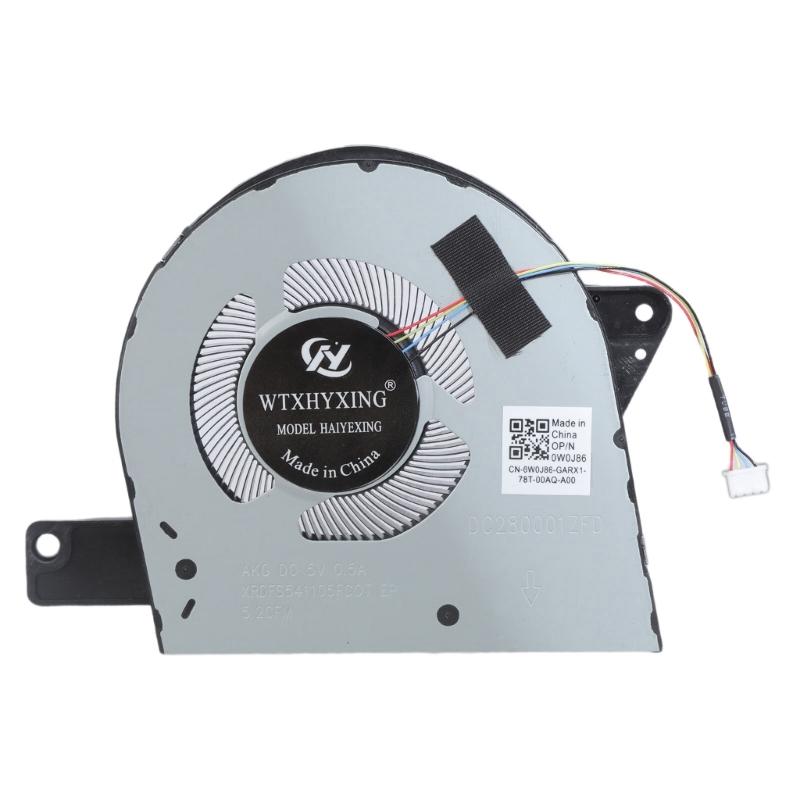 CPU Fan Laptop Cooling Fan DC5V 0.5A 4pin CPU Coolers For Latitude 5580 E5580 C5F86 Laptop Heatsink Part 1