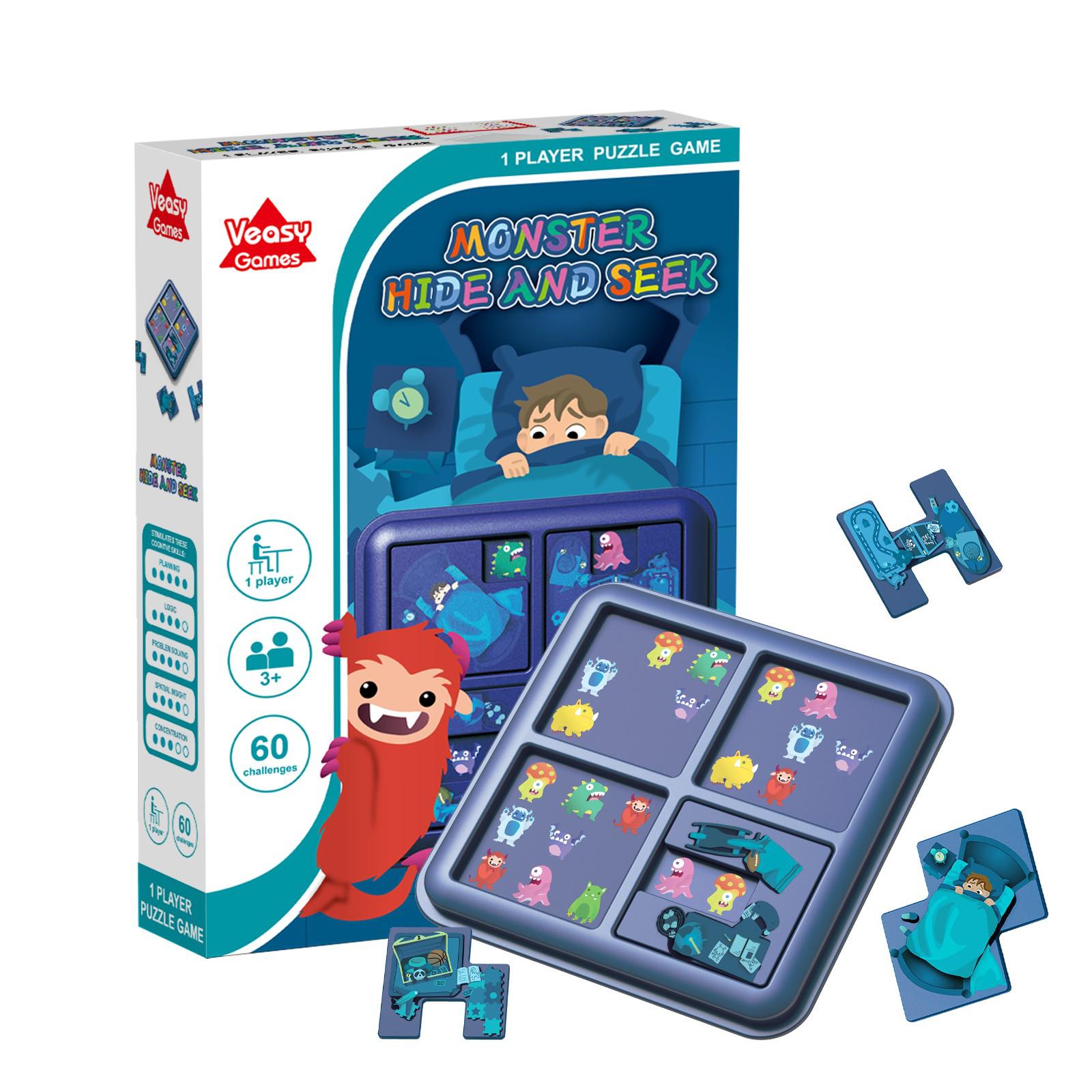 

Cross-border Monster Maze: 60-Level Puzzle Challenge - A Parent-Child Competitive Table Game for Thinking & Interaction