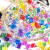 400PCS/200PCS Plastic Gems Ice Grains Colorful Stones Children Jewels Acrylic Jewels Ice Counter Crystal Diamonds Toy