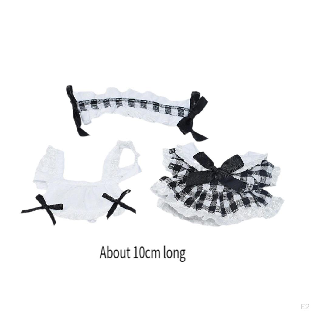17cm Doll Clothes Pendant Soft Costume Photo Props Decoration Cute Stylish for Kids