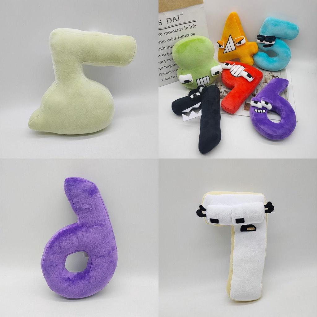 Adorable Poupée Bébé en Peluche Number Lore Douce Rembourrée Jouet Éducatif Décoration de Maison Cadeau de Noël
