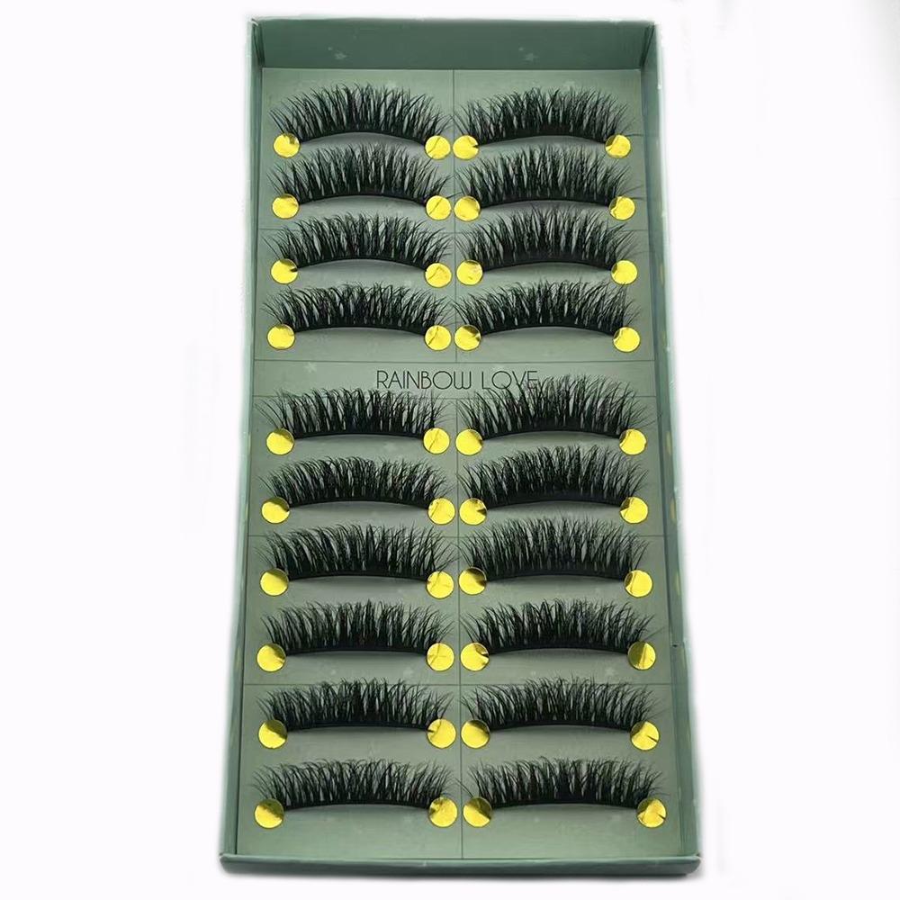 

Natural Long 3D Faux Mink Lash Fluffy Eye Makeup Tools False Eyelashes Eyelash Extension Thickness
