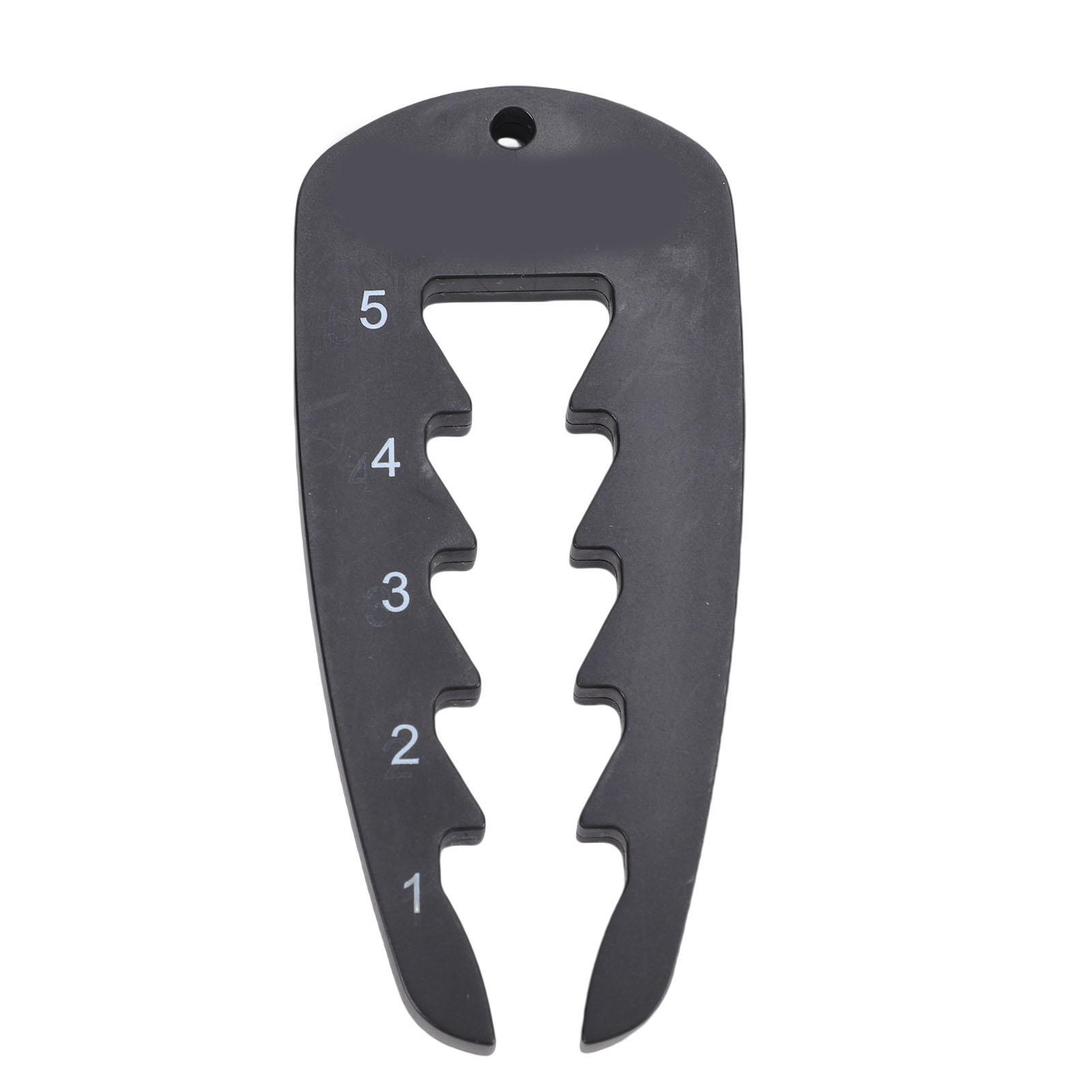 

Tee Height Positioner Tee Height Tool ABS Portable Adjustable Tee Height Setter Divot Tool Training Aid for Consistent Swings чёрный