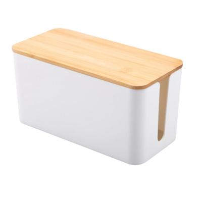 East Leaf Slim Cable Box, Power Strip, Outlet Storage Box, Hiding Wires (M Only)