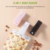Přenosný USB Heat Sealer Dobíjecí sáček pro ukládání potravin Snack Vakuové těsnění