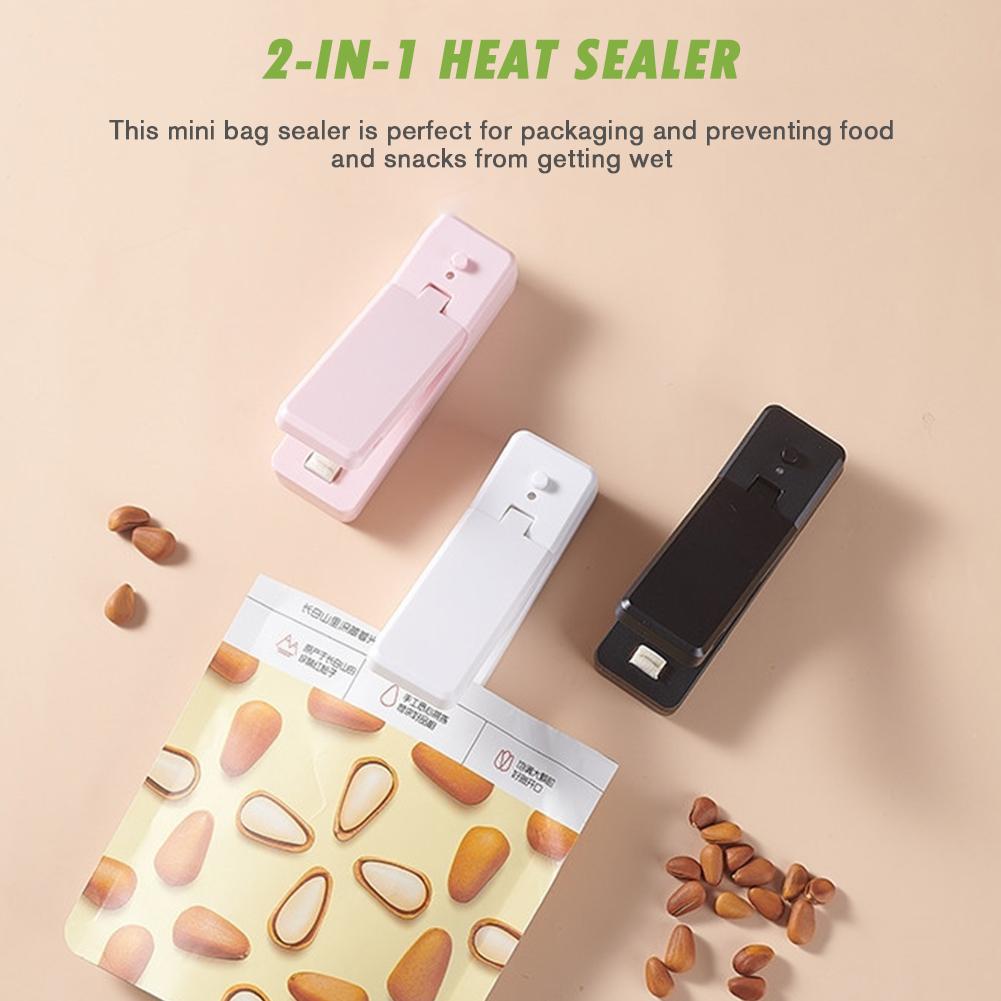 Přenosný USB Heat Sealer Dobíjecí sáček pro ukládání potravin Snack Vakuové těsnění