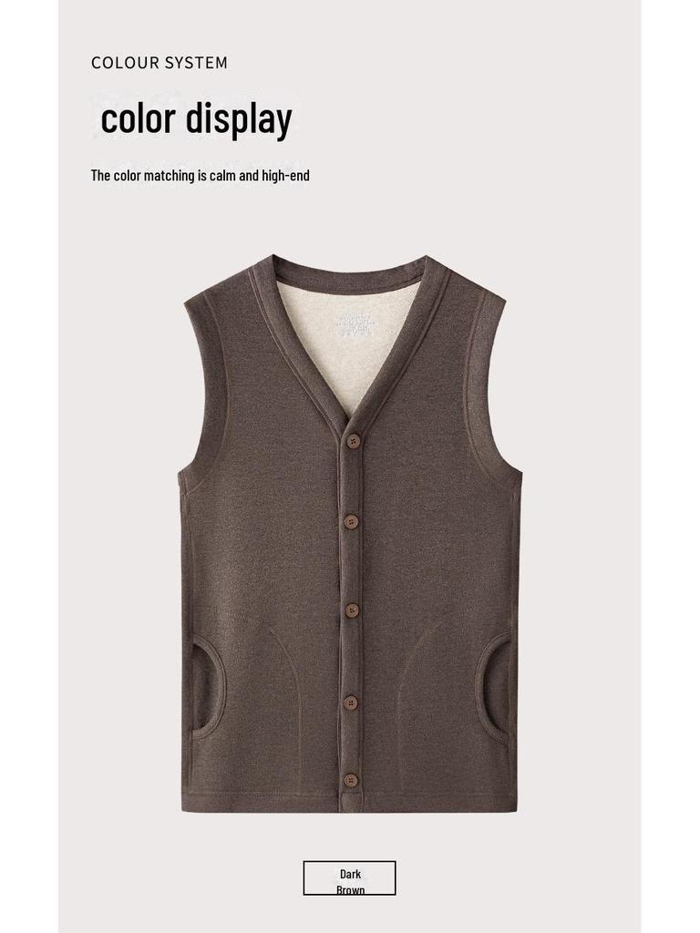 Bardzo ciepły damski kardigan i kamizelka z jedwabnej wełny na jesień i zimę