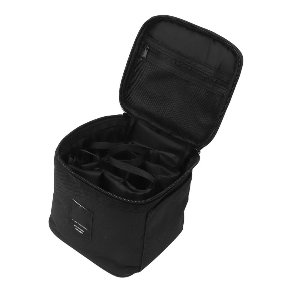 Torba do przenoszenia butelek z przyprawami z wyjmowaną przegrodą wewnętrzną, wykonana z tkaniny Oxford, przenośna torba na słoiki z przyprawami na grilla, piknik, kemping