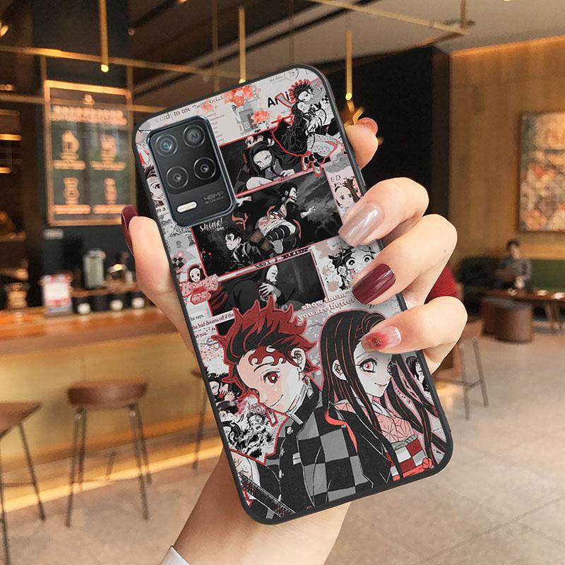 Kimetsu No Yaiba Demon Slayer Hülle für OPPO Realme GT 2 Pro X2 Pro XT C25S 8 7 6 Pro 6i GT Master C3 C21 C21Y C11 X3 SuperZoom