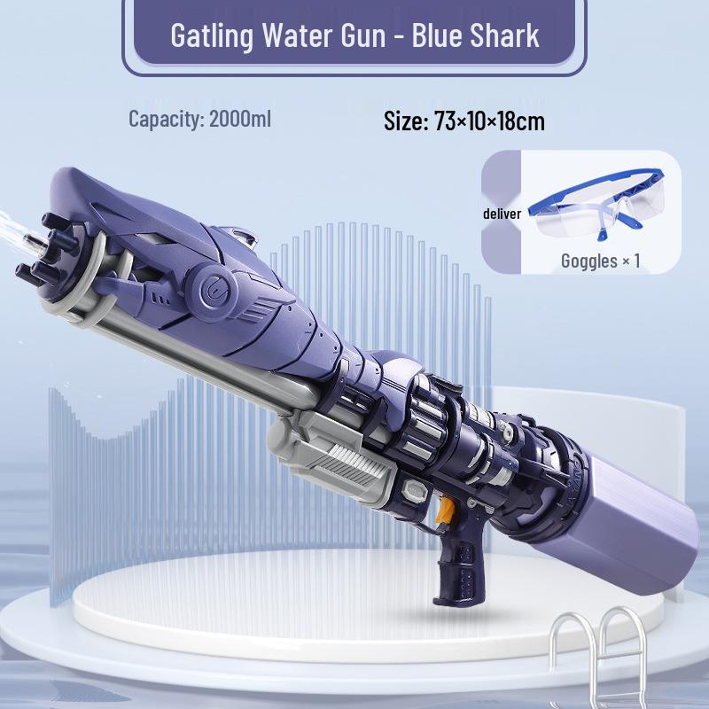Large Capacity Water Gun Toy for Girls - Pull-Type Squirt Gun with Girlish Heart Design