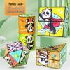 Panda Infinity Cube: 3D Geometric Folding Block - Educational Decompression Toy for Kids