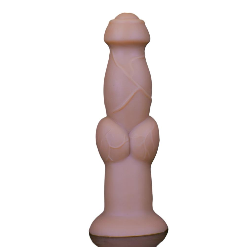 Realistic Dog Dildo - Extra Large Silicone Animal Penis Sex Toy for Adults - Lifelike Texture - Safe & Body-Friendly