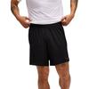HOKA One One Solid Color Outdoor Mid Waist Elastic Casual Shorts Men Shorts Black 1151080-BLK