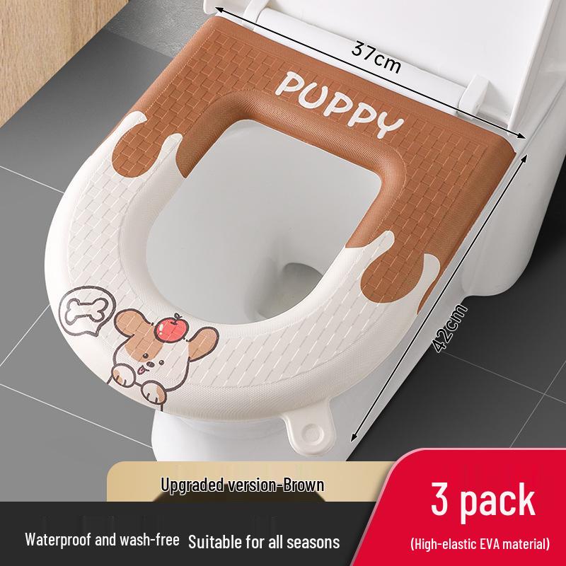 Universal Waterproof Washable Toilet Seat Cushion for All Seasons - 2024