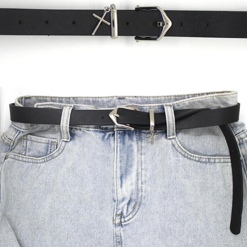 Harajuku Hot Girls Waist Belt with Adjustable Pin Buckle Universal Ladies Coat Dress Waistband Western Style PU Belt