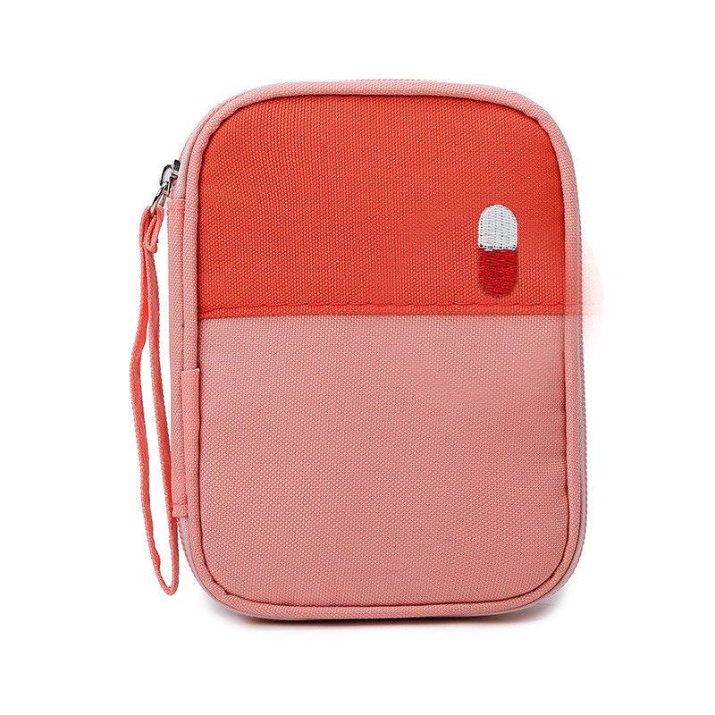 Portable Travel Medicine Storage & First Aid Kit Bag