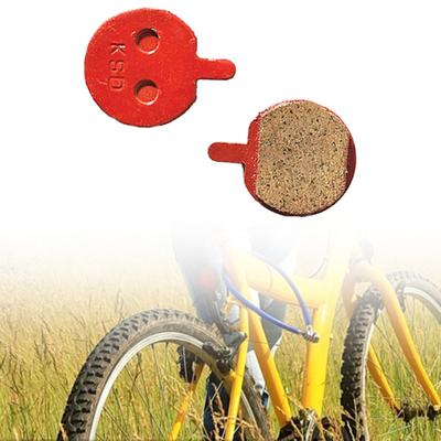 1 Paar Fahrradbremsbeläge Kompakt Geräuschlos Semi-metallisch Abnehmbarer Scheibenbremsbelag für MTB Rennrad
