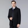 Značkový pánský vysoce kvalitní oboustranný kašmírový kabát - Klasická business vlněná bunda odolná proti mačkání