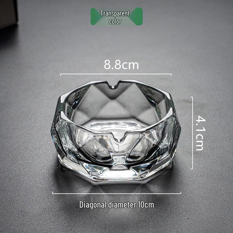 Creative Fashion Glass Ashtray Set