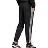 Adidas E 3S T Pnt FL Retro Sports Side 3 Pack Patterned Fleece Knitted Sweatpants Men's Black DQ3095