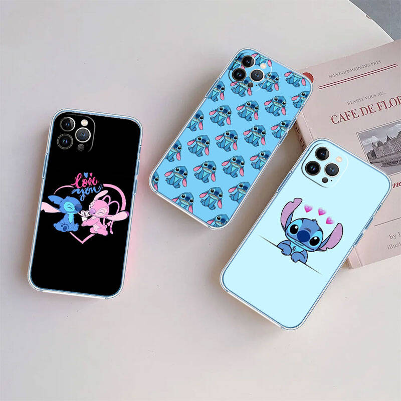 MH84 Lilo Stitch Hülle für Motorola E7 G6 G7 G8 G9 Plus Power Play G10 G20 G04 E30 E40 E22 E20 E13 E15 G22 G23 G05 G75 G35 G55