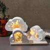 DIY Ghost Candle Jar Molds Creative Tombstone Resin Molds  Halloween Decor