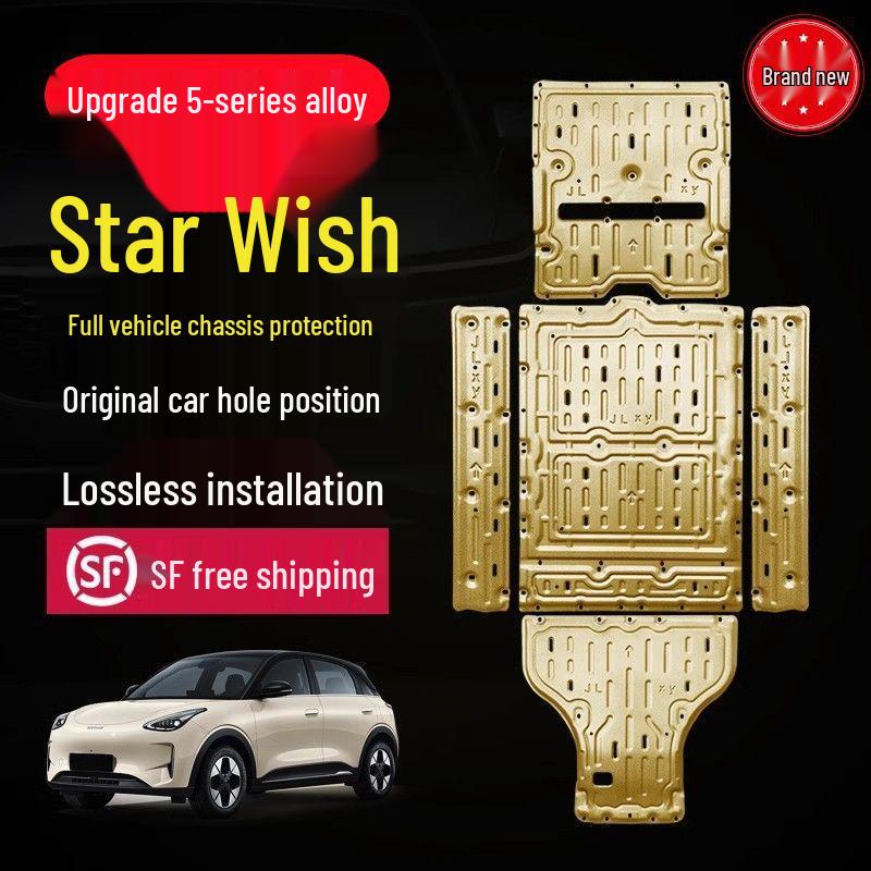 Compatible Underbody Guard & Battery Protection for 25 Geely Xingyuan Models - Wiring and Motor Guard Installation