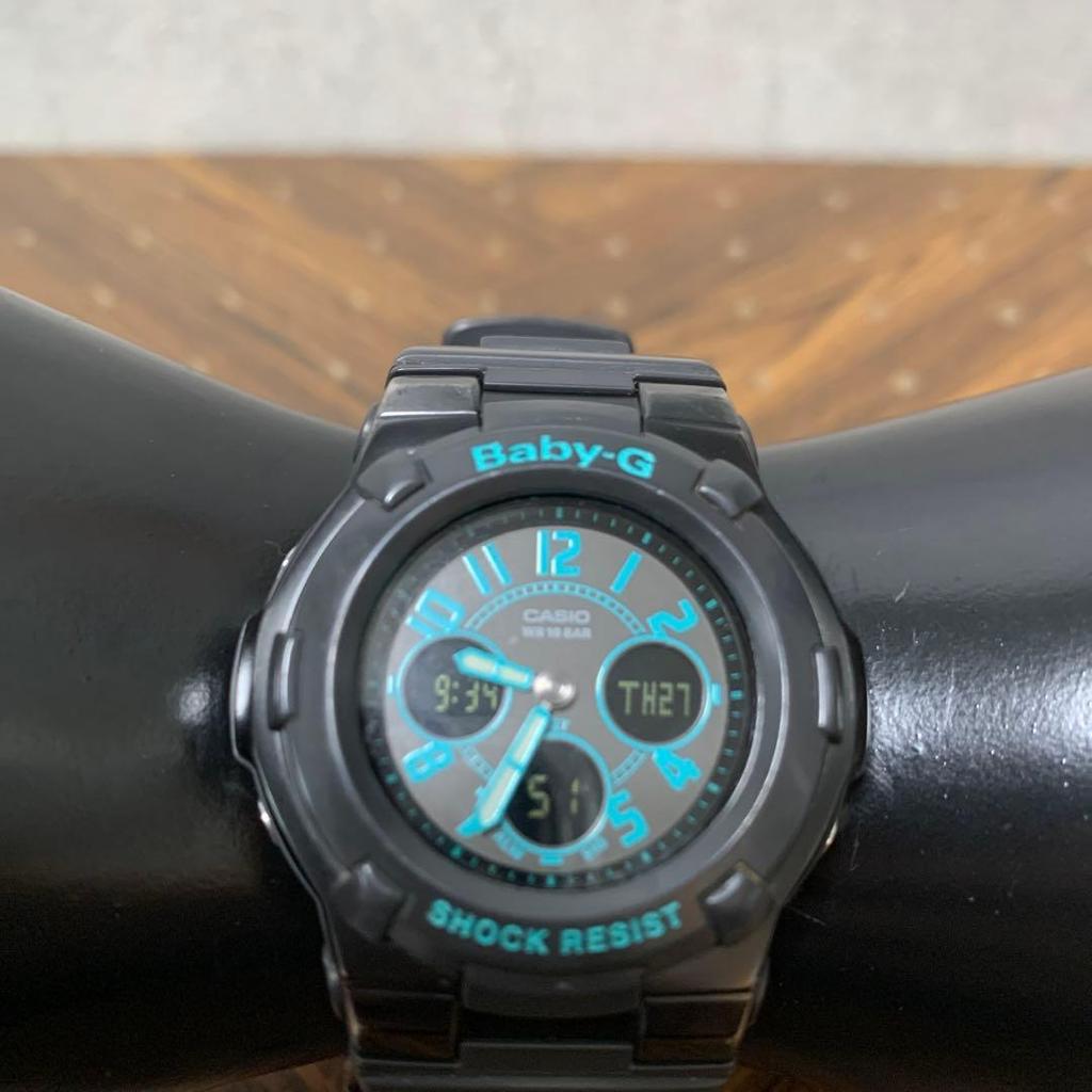 Used Discontinued CASIO Baby-G BGA-117-1B2JF, working condition