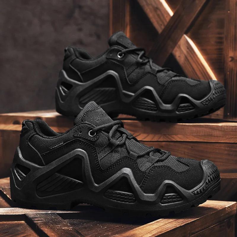 Big Size 46 Trekking Hiking Shoes Men Casual Sport Shoes Mesh Sneakers Outdoor Wear-resistant Climbing Hunting Sneaker