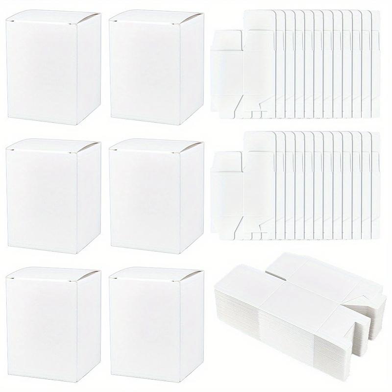 

WTEMPO Складные белые бумажные подарочные коробки на день рождения, свадьбу, небольшие прямоугольные коробки для упаковки подарков, идеально подходящие для хранения и дарения деликатных предметов 16pcs белый