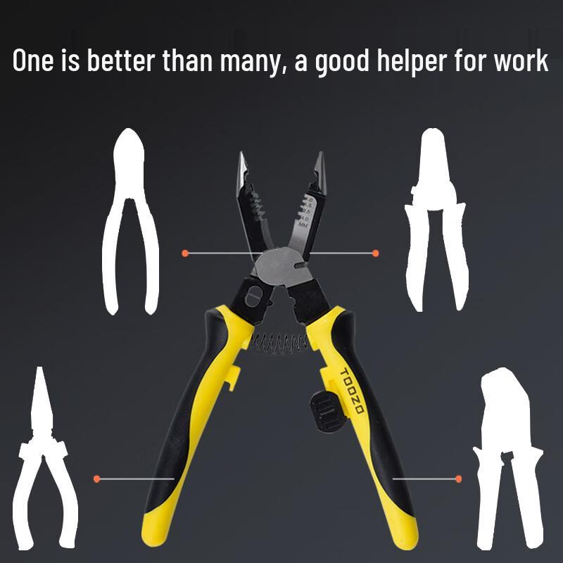 Bèiyòu 7.5-inch 6-in-1 Multi-function Wire Stripper Pliers CN plug (adapter included)